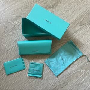 Tiffany & co glasses case set